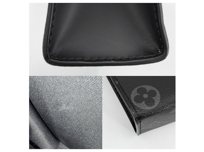 Pochette Voyage MM Monogram Eclipse da uomo Louis Vuitton Nero - vista 6