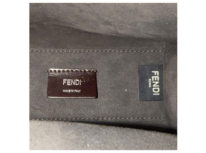 Borsa Fendi Go-To Shopper Small Marrone - vista 5