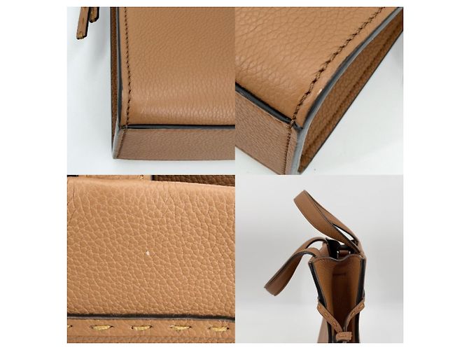 Borsa Fendi Go-To Shopper Small Marrone - vista 6