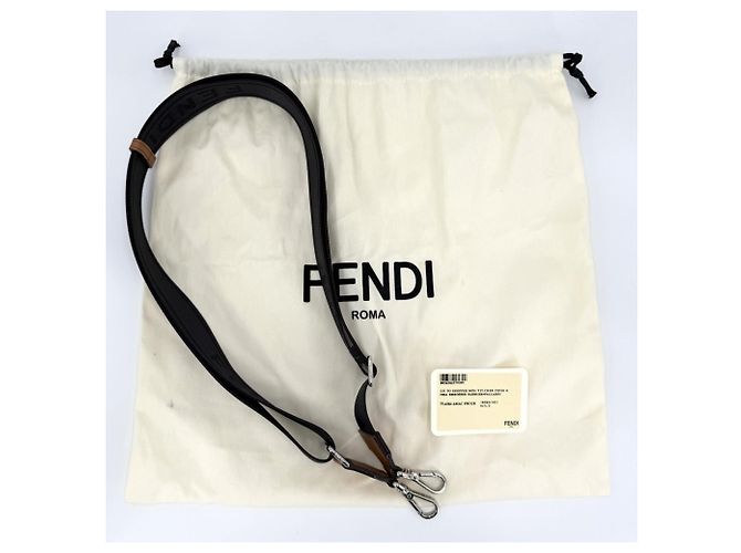 Borsa Fendi Go-To Shopper Small Marrone - vista 7