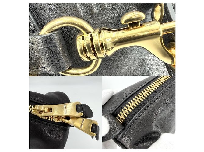 Borsa a mano Adventure da donna Miu Miu Nero - vista 8