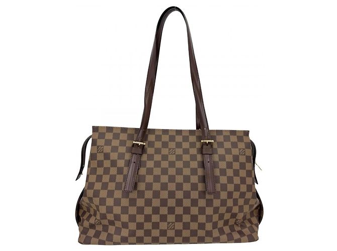 Borsa Tote Louis Vuitton Damier Chelsea Marrone - vista 2