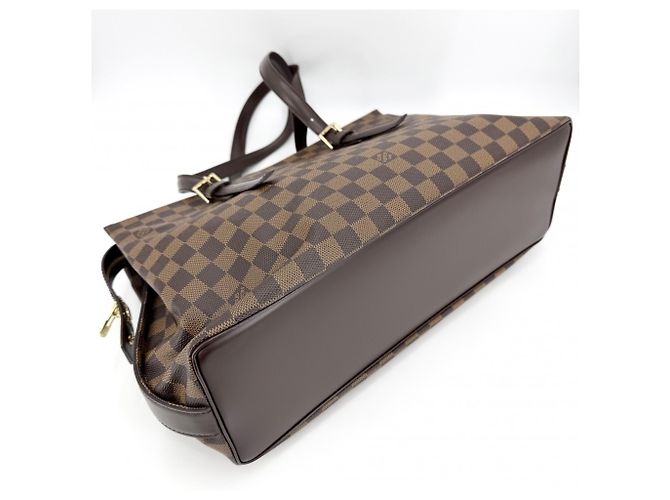 Borsa Tote Louis Vuitton Damier Chelsea Marrone - vista 3