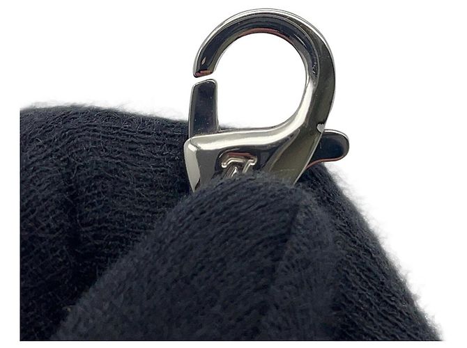 Pochette portafoglio con catena in pelle Epi Louis Vuitton Nero - vista 14