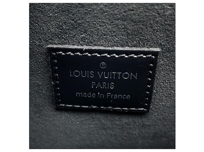 Pochette portafoglio con catena in pelle Epi Louis Vuitton Nero - vista 15