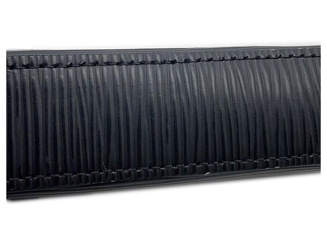 Pochette portafoglio con catena in pelle Epi Louis Vuitton Nero - vista 9