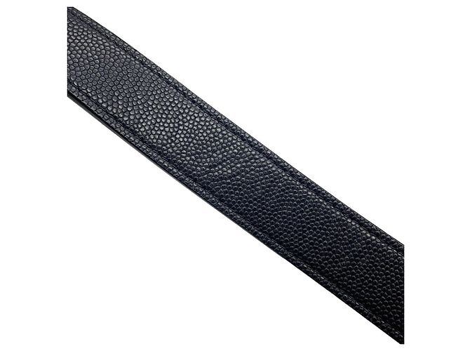 Portafoglio con catena in pelle di vitello martellata nera Chanel Nero - vista 13