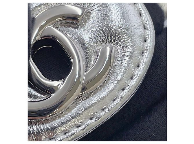 Borsa a tracolla con catena Chanel Argento - vista 13