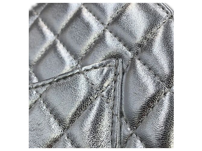 Borsa a tracolla con catena Chanel Argento - vista 8