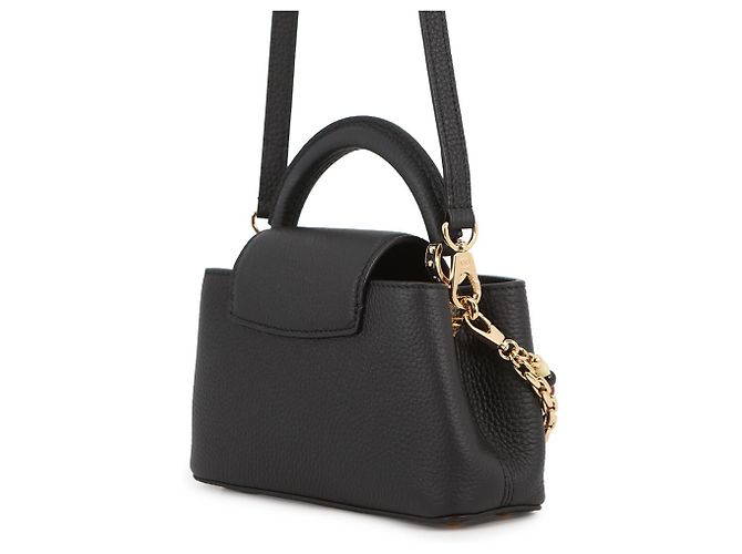 Borsa Louis Vuitton Capucines EW MINI Nero - vista 2