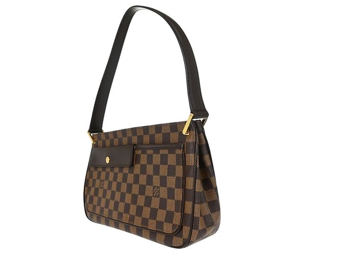 Louis Vuitton Aubagne Damier Ebene Marrone - vista 3