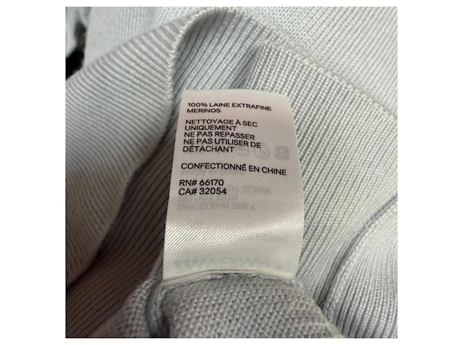 Zimmermann Strickpullover mit Rollkragen aus grauer Merinowolle - Ansicht 6