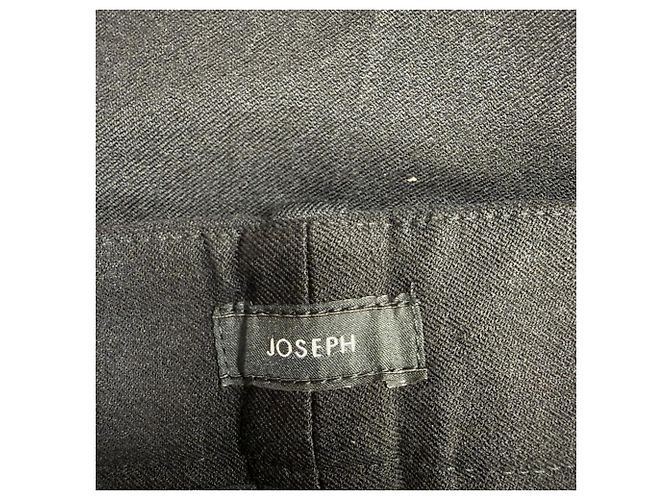Pantalones Zoom Joseph en viscosa negra Negro - vista 3
