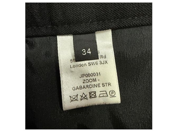 Pantalones Zoom Joseph en viscosa negra Negro - vista 4