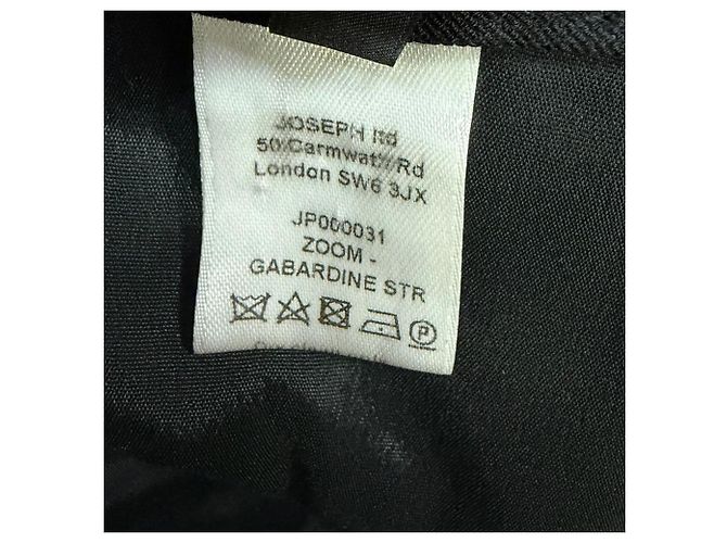 Pantalones Zoom Joseph en viscosa negra Negro - vista 5