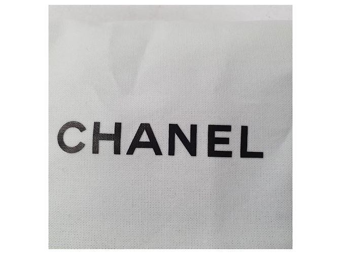 Timeless Ballerine in Tweed Chanel Interlocking CC Logo Blu Navy in Cotone - vista 14