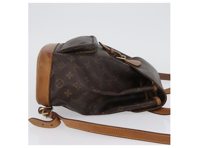 Louis Vuitton Vintage Montsouris Monogram Canvas MM Marron - vue 2