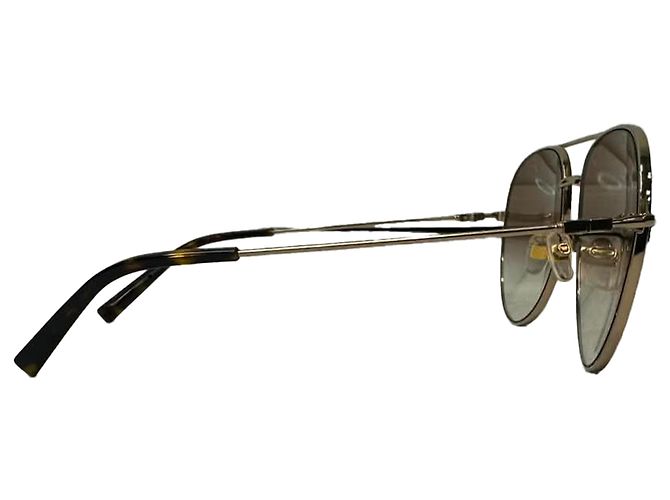 Occhiali da sole Aviator Givenchy in metallo marrone Rosso - vista 2