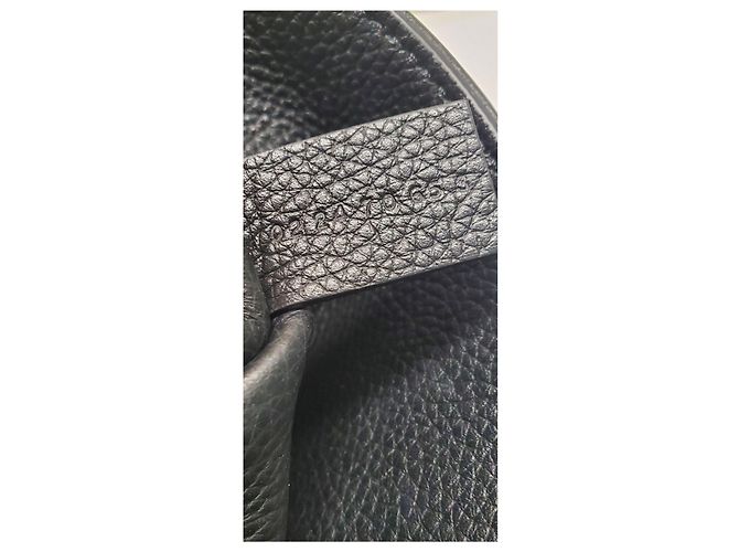 Borsa Tote Woody Large in pelle nera Chloé Nero - vue 7