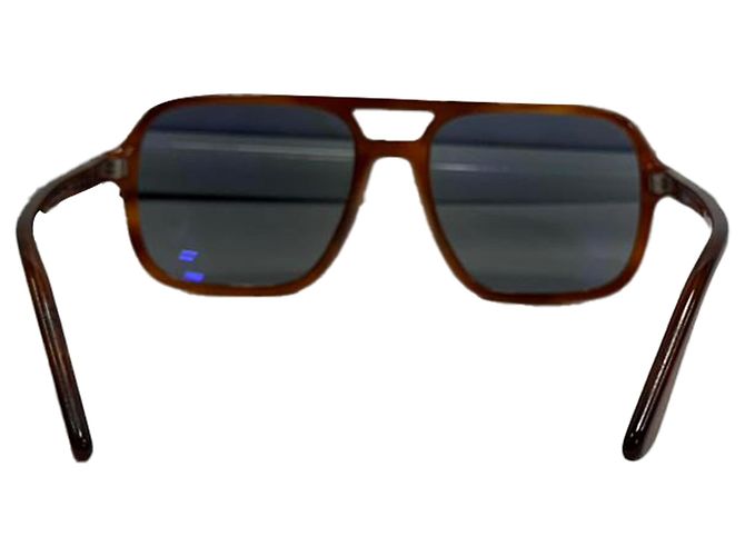 Gafas de sol Persol PO3328S Aviator en acetato marrón Castaño Roja - vista 3