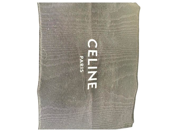 Céline Borsa a secchiello Celine Small Cuir Triomphe in pelle marrone - vista 14