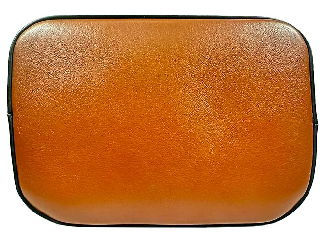 Céline Borsa a secchiello Celine Small Cuir Triomphe in pelle marrone - vista 7