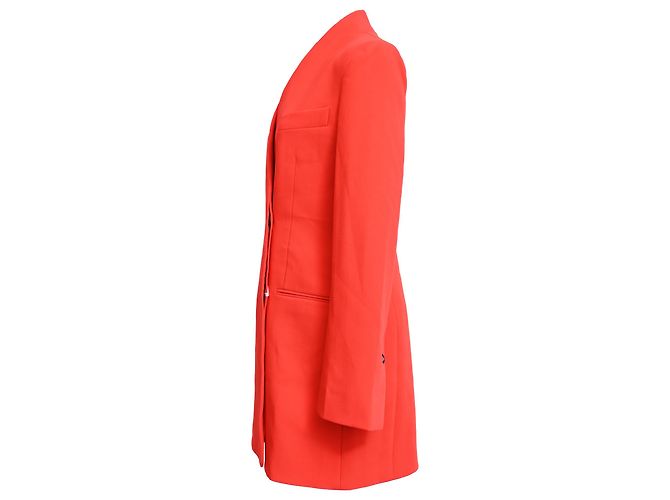 Salvatore Ferragamo Blazer entallado Ferragamo en lana roja - vista 2