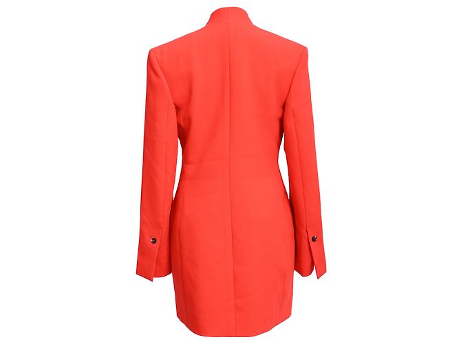 Salvatore Ferragamo Blazer entallado Ferragamo en lana roja - vista 3