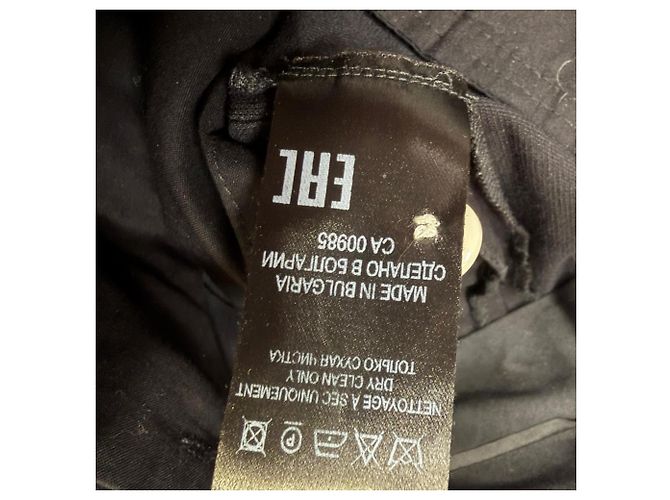 Pantalones de pernera recta en algodón negro Isabel Marant - vista 5
