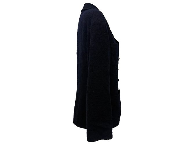 Timeless Giacca da sera e gonna Chanel in lana blu navy - vista 7