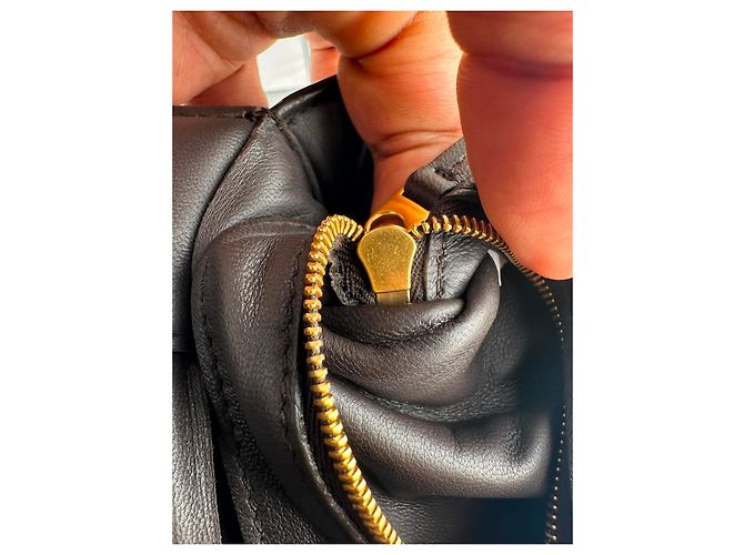 Bolsa transversal acolchoada Cassette da Bottega Veneta em couro de cordeiro marrom Vermelho - vista 15