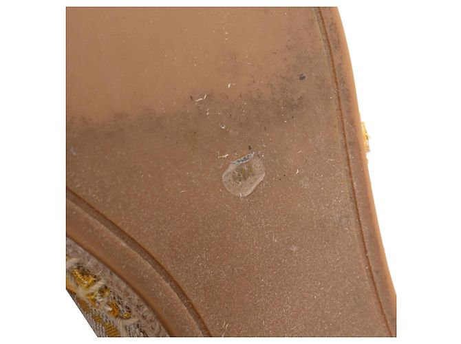 Espadrillas in jacquard con logo Tory Burch in tela gialla Giallo - vista 7