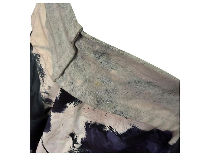 Gonna stampata lunghezza al ginocchio Dries Van Noten in cotone multicolore - vista 2