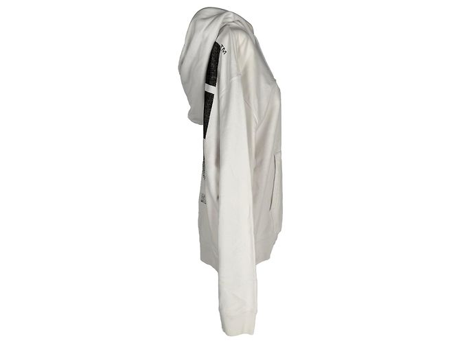 Off White Off-White Degrade Arrow-Print Hoodie aus weißer Baumwolle - Ansicht 2