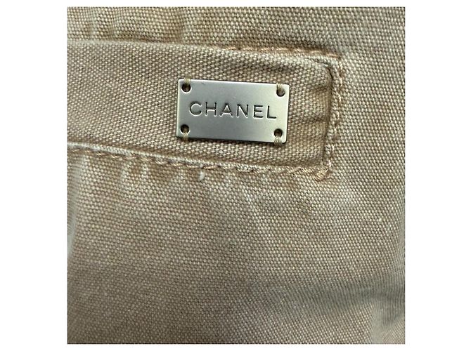 Timeless Giacca in denim Chanel con zip in cotone marrone Rosso - vista 6
