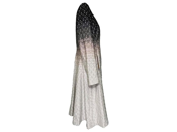 Missoni Gradient Patterned Flared Coat in Multicolor Rayon Multiple colors - view 2