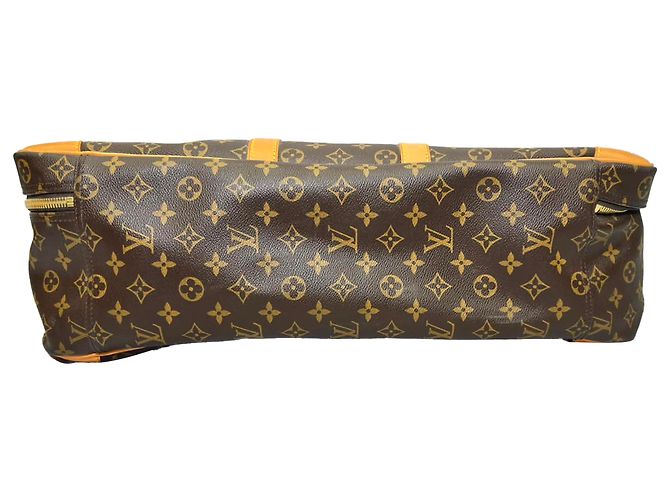 Louis Vuitton Monogram Sirius 55 Koffer aus braunem Canvas Python drucken - Ansicht 5