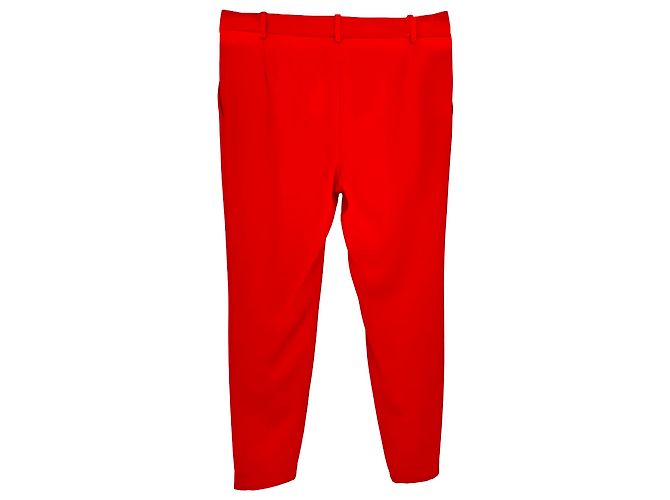 Pantalones de pierna recta Altuzarra en triacetato rojo - vista 2