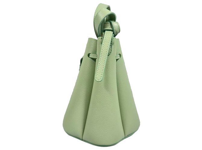 Polène Mini borsa Numero Huit di Polene in pelle verde - vista 4