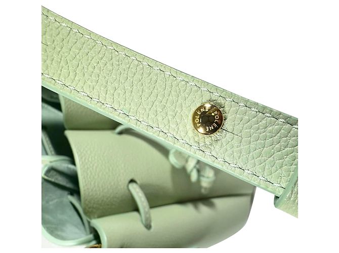 Polène Mini borsa Numero Huit di Polene in pelle verde - vista 8