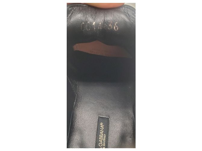 Scarpe brogue con borchie in pelle nera Dolce & Gabbana Nero - vista 9