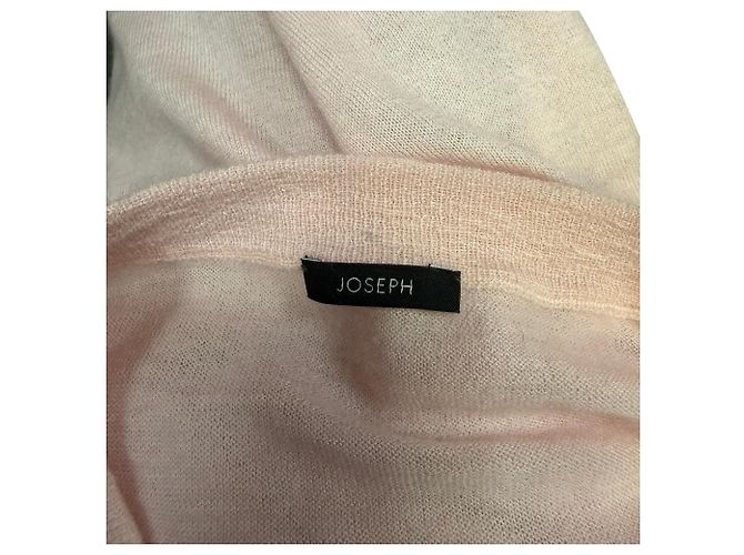 Suéter Joseph de punto de cuello redondo en cachemira rosa - vista 4