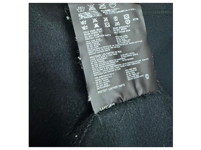 Giacca con cappuccio in pile con zip Prada in poliestere nero - vista 6