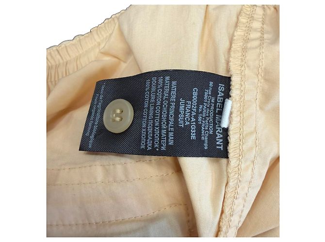 Mono Franca en algodón beige Isabel Marant Etoile - vista 4