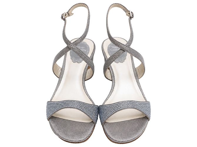 Rene Caovilla Sandali René Caovilla impreziosati da cristalli in Silver Crystal Argento - vista 3