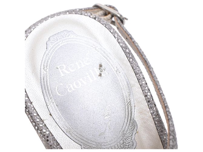 Rene Caovilla Sandali René Caovilla impreziosati da cristalli in Silver Crystal Argento - vista 9
