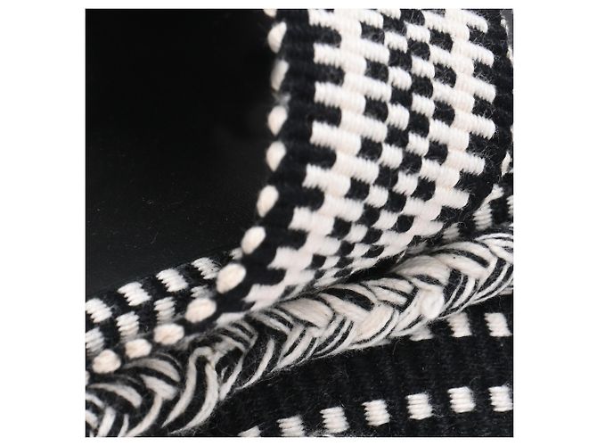 Sandali con zeppa Meril Monochrome in cotone intrecciato nero di Chloé - vista 11