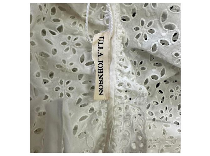 Top bordado Grace de Ulla Johnson en algodón blanco - vista 4