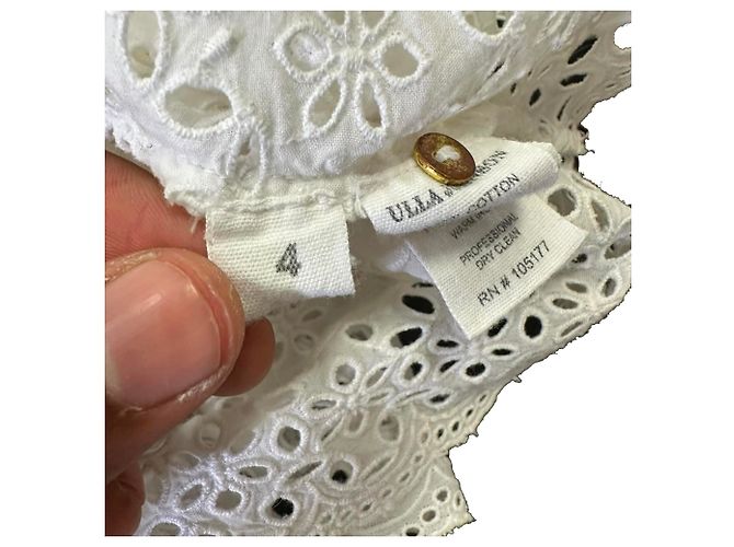 Top bordado Grace de Ulla Johnson en algodón blanco - vista 5