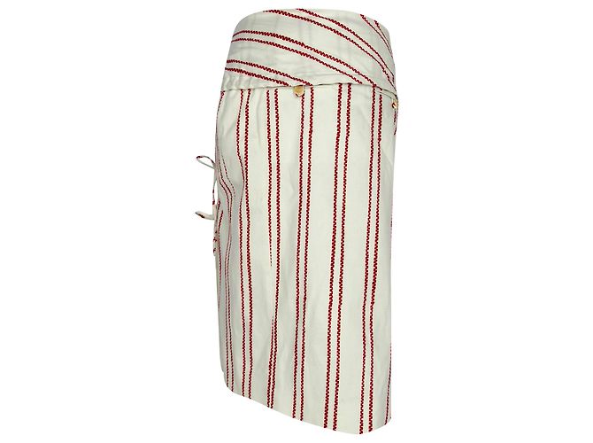 Saia midi Obi em algodão branco Altuzarra - vista 3